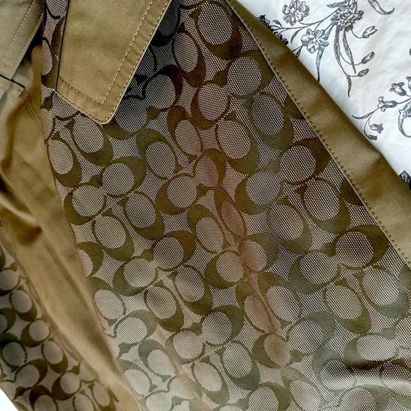 COACH | Trench Coat W Leather Trim. - Picture 4 of 5